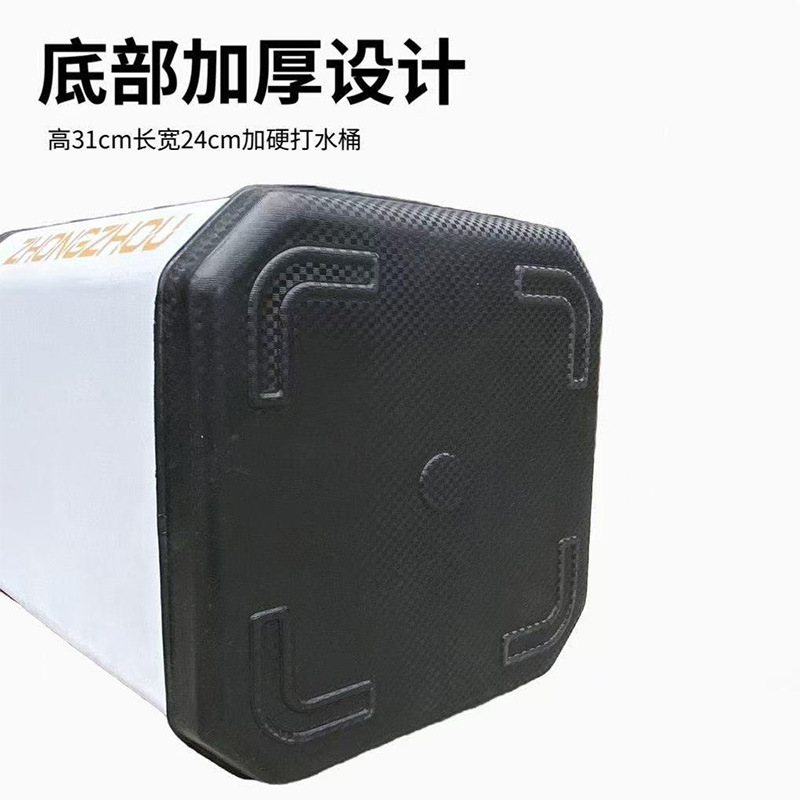 折りたたみ式活魚桶、ポータブルな四角形、高さのある釣り用バケツ、新型戦魂型立体魚桶、洗濯桶|undefined