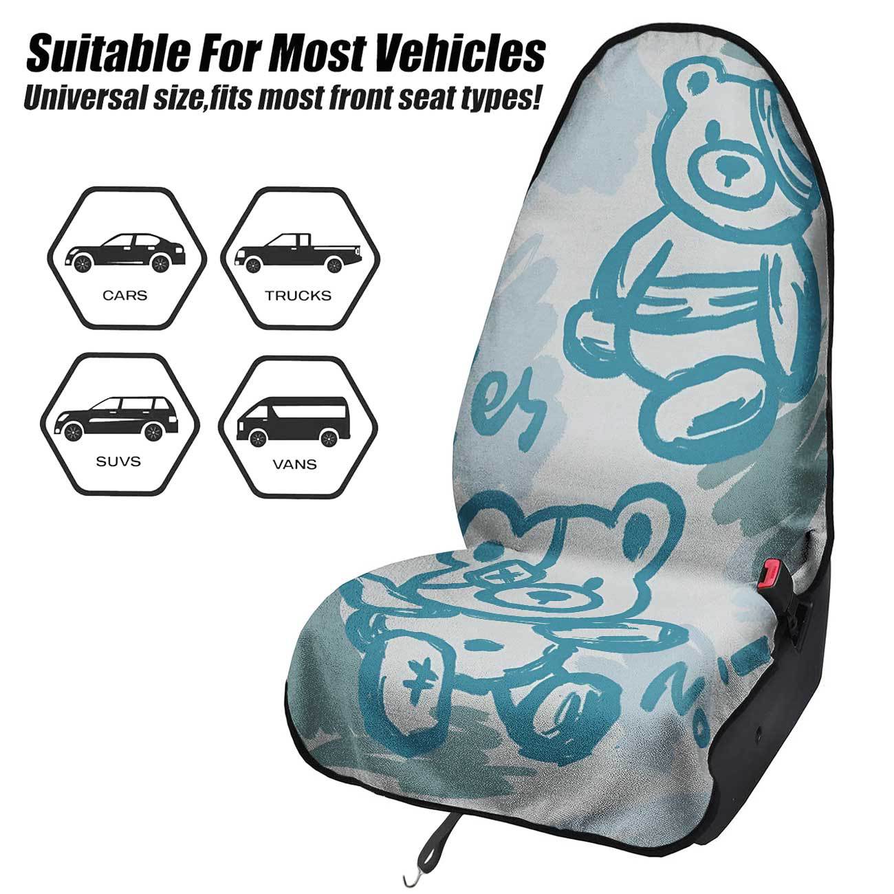 Car seat towel cover front seat protector suitable for gym and exercise, universal for all seasons, car use 44