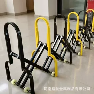 定制高速公路拉伸护栏活动栏杆移动折叠围栏定制伸缩围栏道路路障