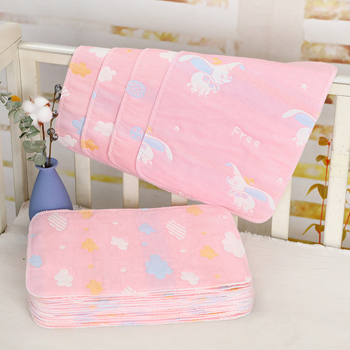 Cotton Waterproof Washable Breathable Diaper Pads for Babies, Soft Fabric, Leak-Proof and Anti-Slip Nighttime Mat for Toddlers