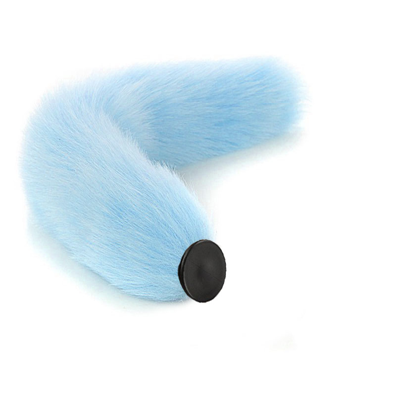 Sexy reemplazable Fox cola de silicona vibración anal plug back corte masturbación SM suministros para adultos entrega al por mayor