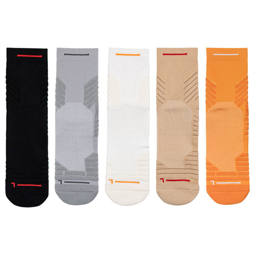 Professional training basketball socks for men mid-calf breathable mesh quick-drying cotton socks men's trendy sports socks wholesale summer socks