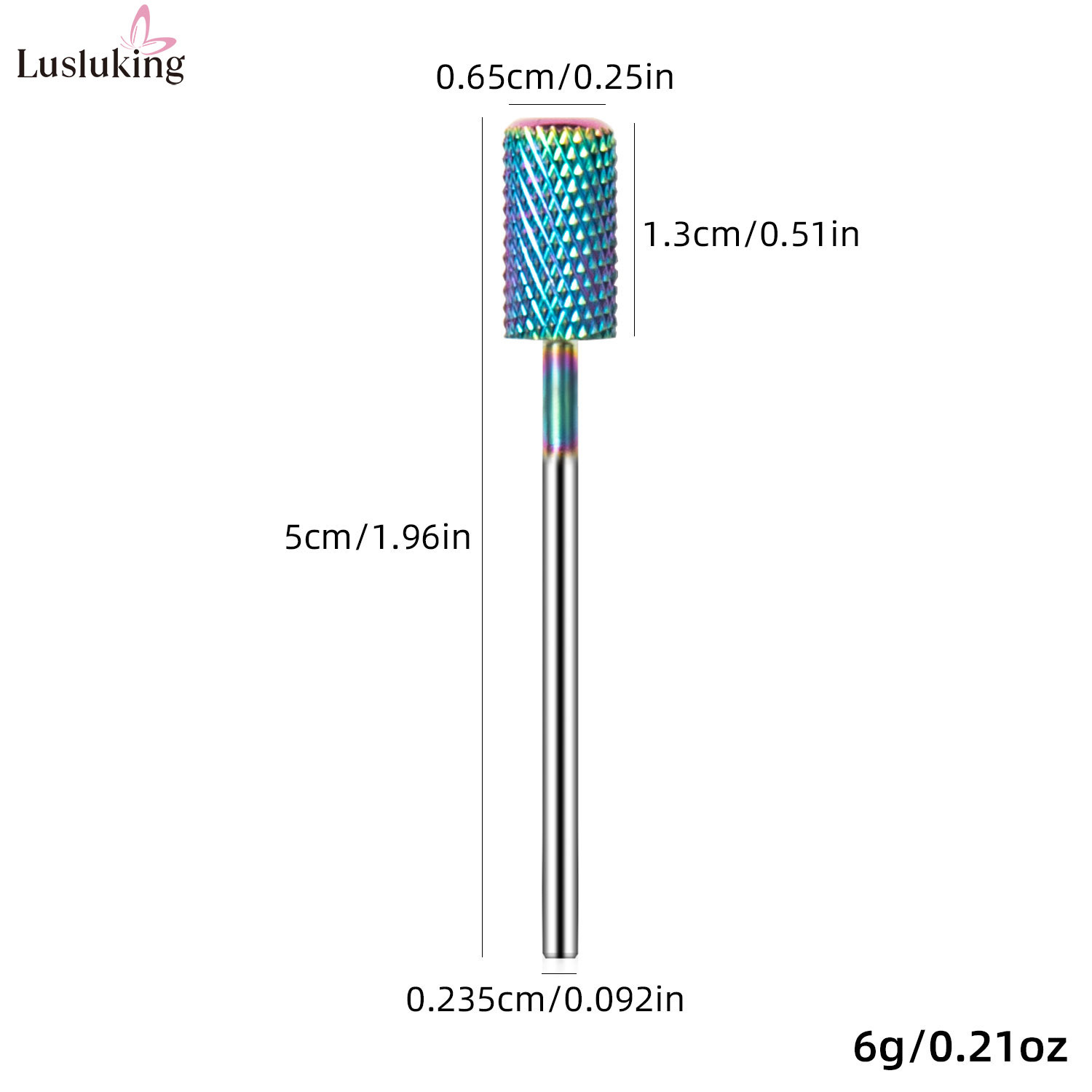 Nueva cabeza de molienda de acero de tungsteno de uñas cinco en uno peeling máquina de molienda de eliminación de uñas pre-tratamiento molienda traje de cabeza