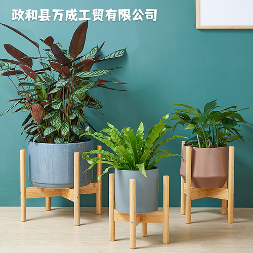 Nordic planter stand cross small flower stand floor-standing shelf balcony living room pothos planter stand one-piece dropshipping