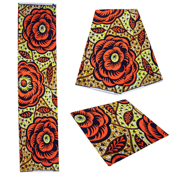 2026 New African Print Kent Ankara Batik Cloth 1 Piece Ethnic Fabric…