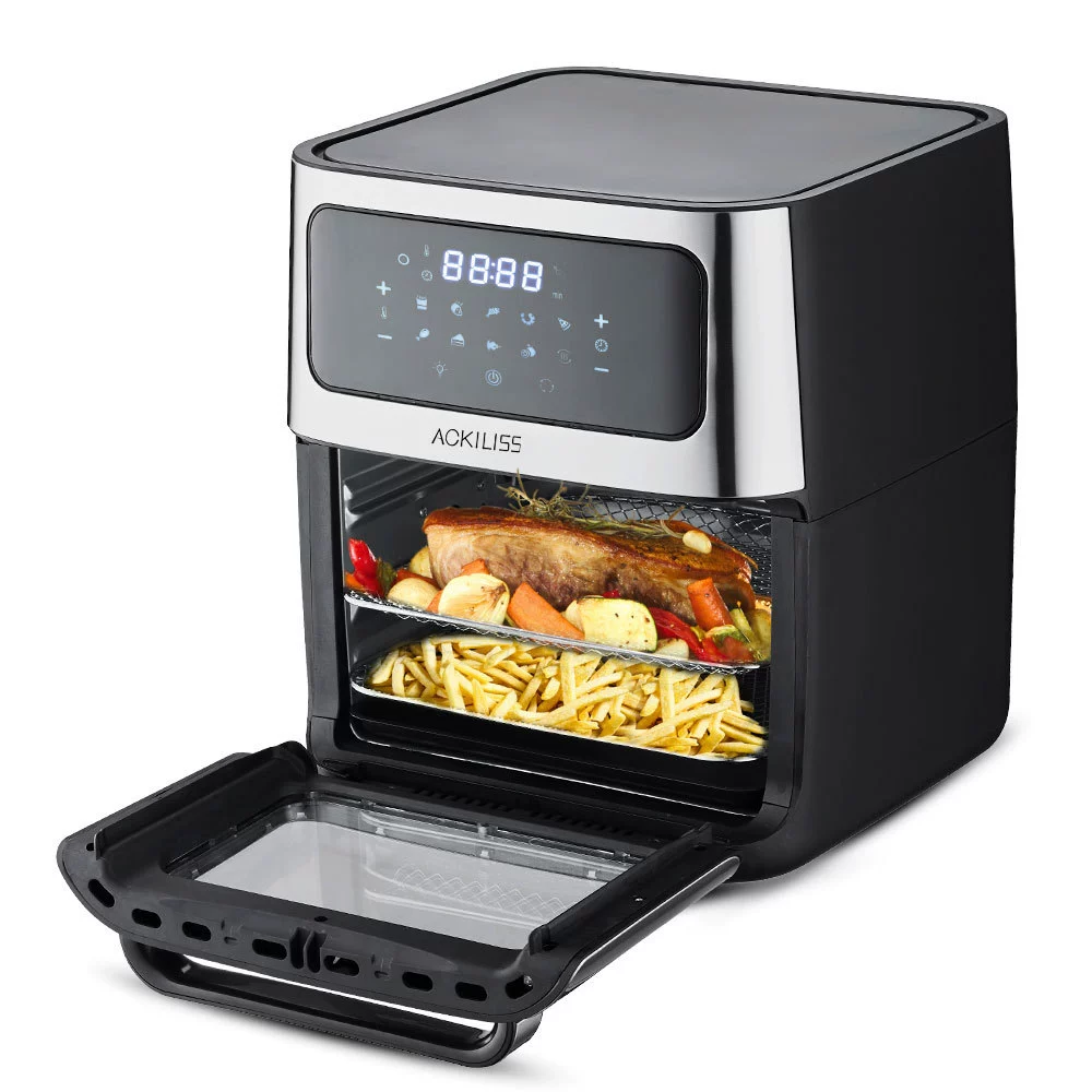 ACKILISS трансграничный бытовой 12L большой емкости многофункциональная электрическая фритюрница визуальный интеллектуальный сенсорный экран воздуха фритюрница
