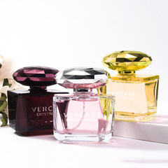 跨境晶鑽女士香水50ml持久清新花果香調水晶粉鑽淡香香水網紅