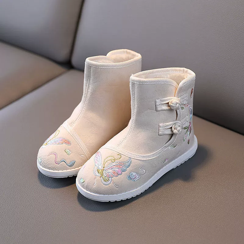 Теплые ботинки, зимние слипоны, low boots, ханфу