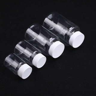 透明大口塑料瓶定制 200/300ml胶囊瓶旋盖固体瓶粉末广口小药瓶