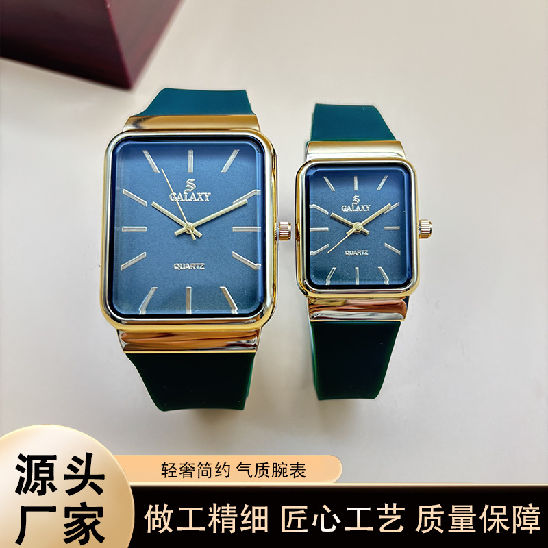 Retro Simple Couple Watches Sapphire Blue Pair Watches Men's Business Travel Women's Fashion Couple Watches 2025 New Style