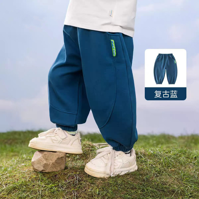 男童运动裤春秋款卫裤男宝宝裤子秋装休闲裤儿童童装长裤卡通童裤|undefined