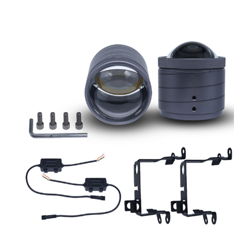 U60 automóvil LED matriz láser lámpara de niebla lente 60w alta potencia amarillo y blanco dos colores lámpara de niebla