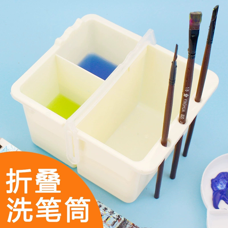 Juego de herramientas de pintura acrílica pintura de pared material de bricolaje pintado a mano cepillo de cubo esponja raspador de toalla juego completo de Bingeno