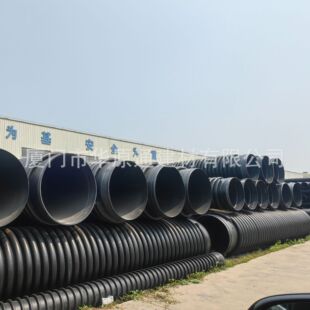 Manufacturer Produces Jiangxi Hdpe Reinforced Winding Pipe B-Type Pipe Dongguan Shenzhen Steel Belt Reinforced Spiral Corrugated Pipe Batch
