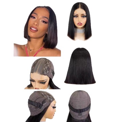 2025 Lace Bob Wig Set, Popular Model on Independent Websites, Front Lace Short Hair Bobo Style Human Hair Wig Set