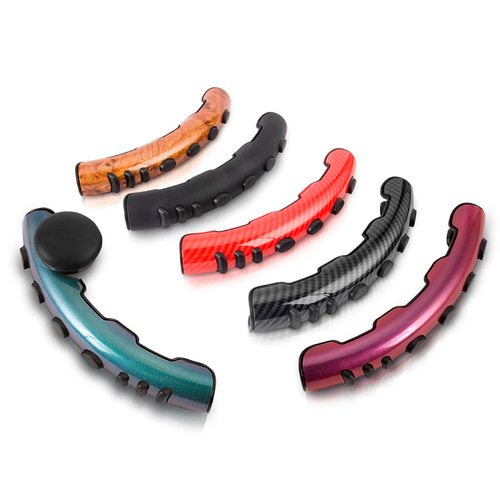 Cross-border hot-selling car steering wheel universal carbon fiber anti-slip card sleeve with power-assisted steering ball handle cover for all seasons