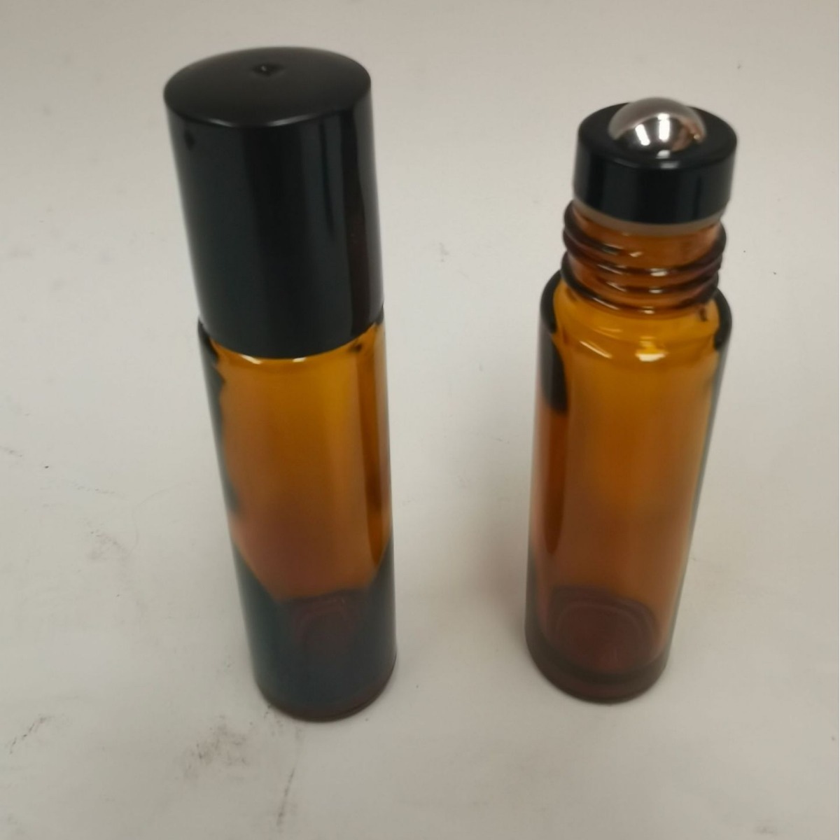 色滚珠瓶10ml 棕色走珠瓶 透明香水玻璃瓶 蓝色分装瓶 化妆品瓶