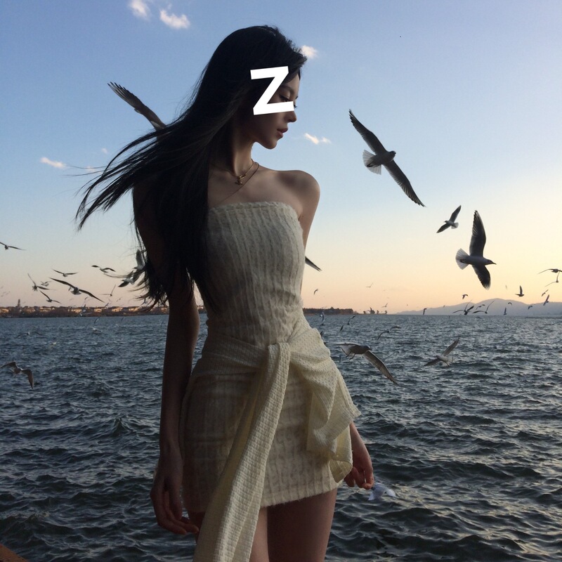 Hot Girl Style Sexy One-Shoulder Tube Top Dress for Women, New Autumn Style Short Style with Long-Sleeved Cardigan Two-Piece Set Hot Girl Style Sexy One-Shoulder Tube Top Dress for Women, New Autumn Style Short Style with Long-Sleeved Cardigan Two-Piece Set