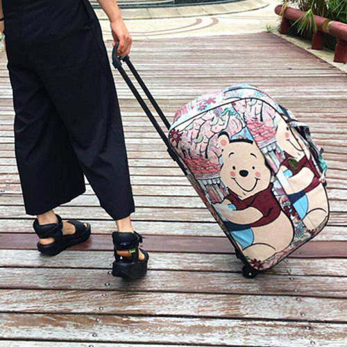 Rolling suitcase short trip unisex large capacity travel bag for women, boarding rolling suitcase travel bag, travel bag, hand-held travel bag