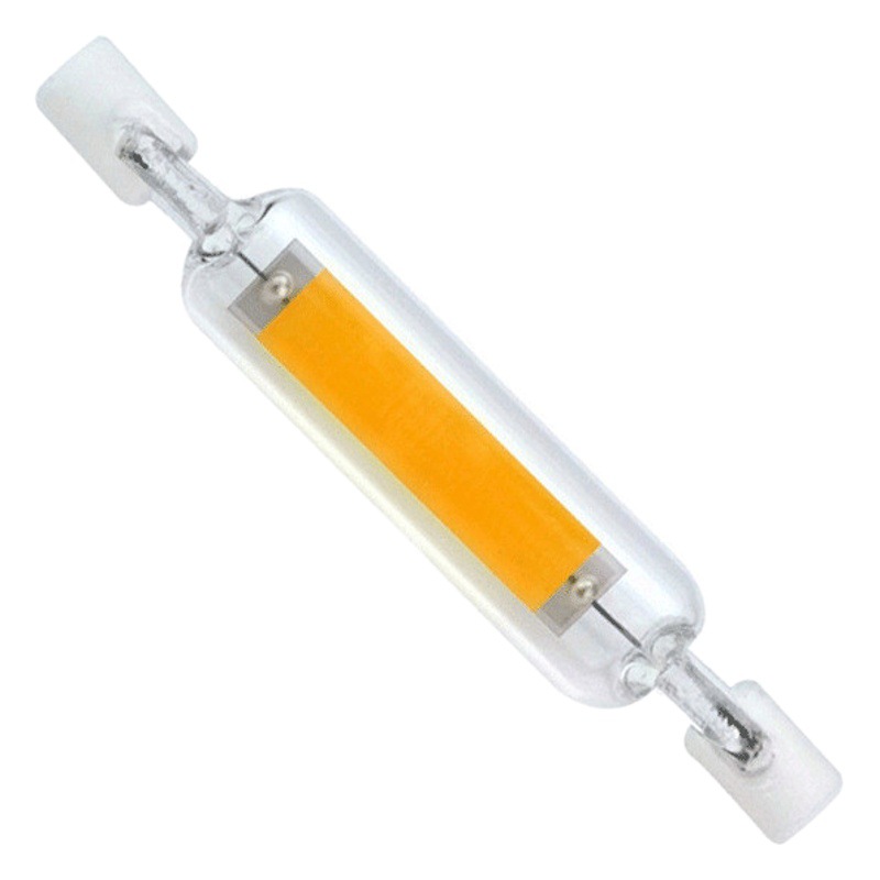 LED highlight R7S tubo de vidrio COB lámpara 10W20W78mm118mm189mm lámpara de doble extremo reemplazar lámpara halógena