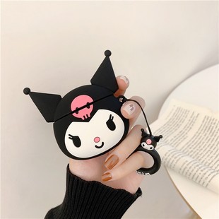 Cute Kulomi airpods Pro Apple Bluetooth Earphone Case 2/3/4 Generation Cartoon Silicone Protective Case