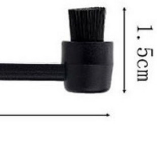 LP Black Glue Record Player Head Phonograph Needle Cleaning Brush Phonograph Record Player Accessories Black Brush