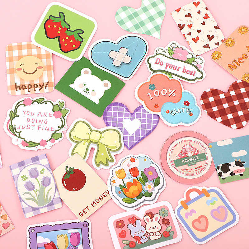 82 ins small square love stickers cute cartoon girl casual seal stickers hand account decoration material stickers 82 ins small square love stickers cute cartoon girl casual seal stickers hand account decoration material stickers