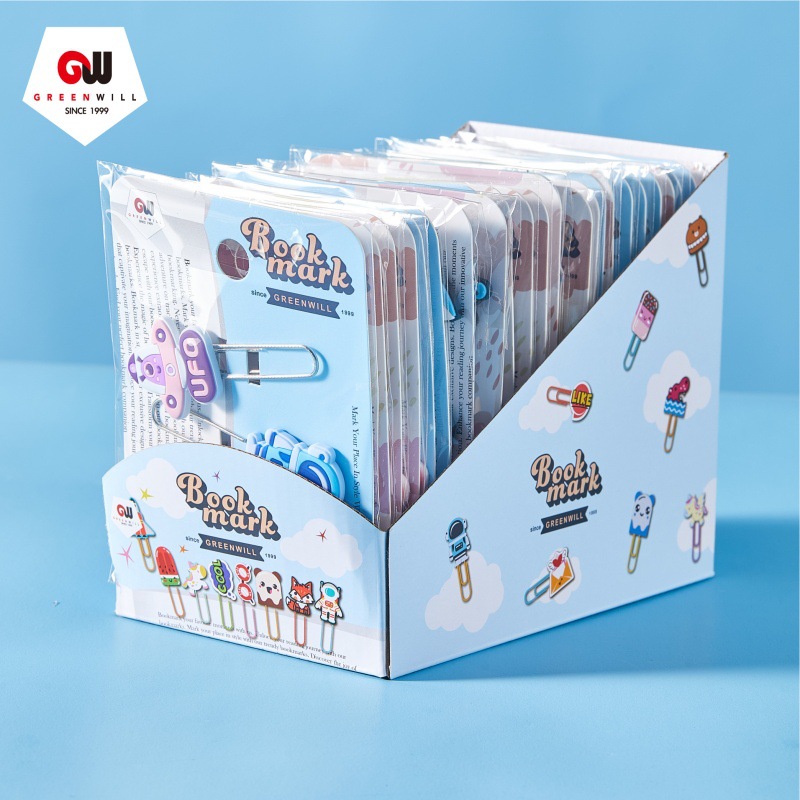 Creativo lindos astronautas clips marcadores dibujos animados muñeca canción pin estudiantes papelería de oficina pequeños regalos al por mayor