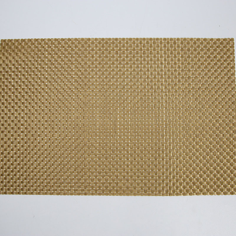 Teslin placemat PVC tejido 8*8 placemat Western placemat aislamiento térmico antideslizante estera de mesa de montaña estera de la placa de la decoración del hogar estera