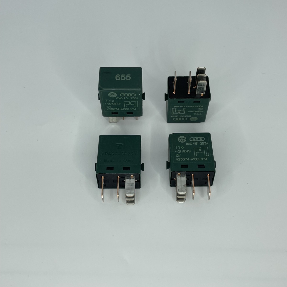 大众655号继电器8X0951253A大众汽车继电器V23074-A1001-X114