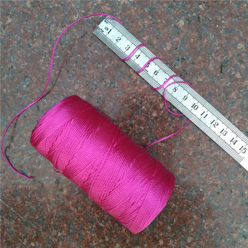 三股冰丝合股线小轴细合股线手工布鞋杯套丙纶丝光线手工艺