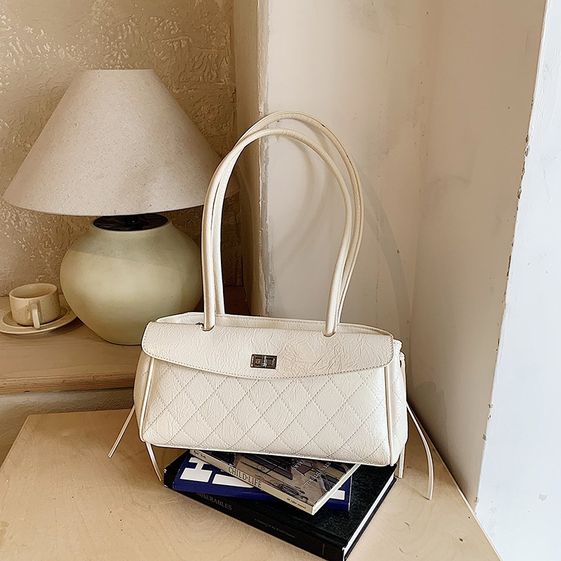Liquero lujoso estilo diamante bordado bolso de brazo de mujer retro francés 2026 nuevo bolso de mano bolso de hombro universal