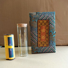 佛珠手链手串套装祥云盒子 沉香紫檀黄花梨饰品带卷轴密封包装盒