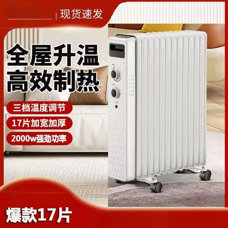 新款电热油汀取暖器家用节能恒温电暖器母婴速热大面积卧室暖气片