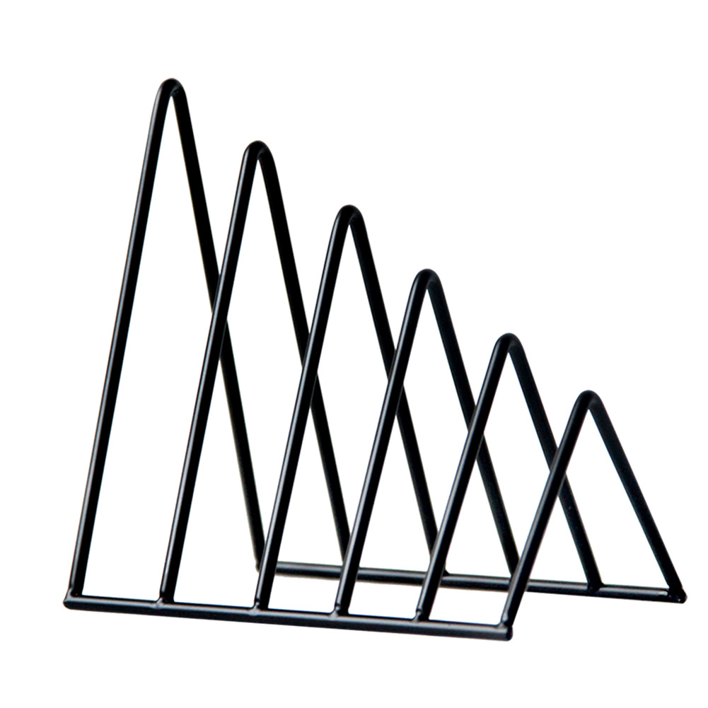 Spot de fábrica estante de almacenamiento de escritorio de estilo ins transfronterizo, revistas, periódicos, estantería pequeña creativa, almacenamiento triangular