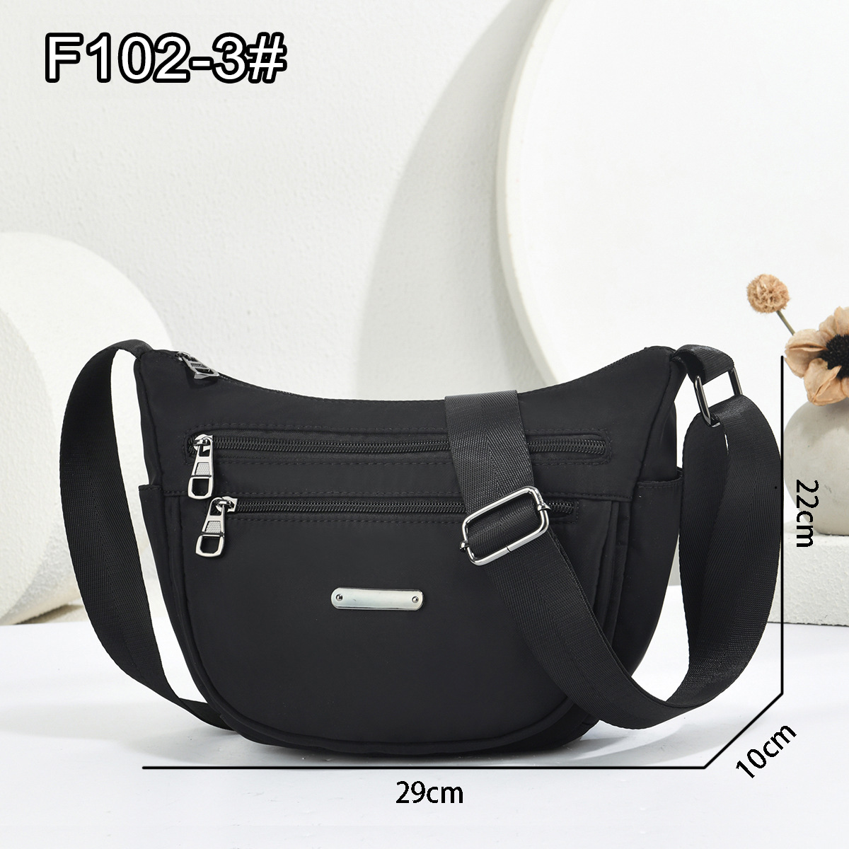 Bolsa de hombro casual diaria, bolsas de transporte, bolsas de moda, bolsas de media luna, bolsas de bolsas transfronterizas.