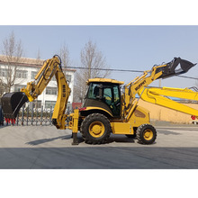 工程两头忙 挖掘装载机 多功能装载机前挖后装机 山西供应