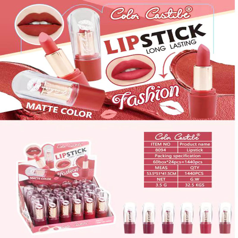 Nuevo comercio exterior transfronterizo pintura de goma 6 colores mate lápiz labial humectante lápiz labial maquillaje al por mayor spot