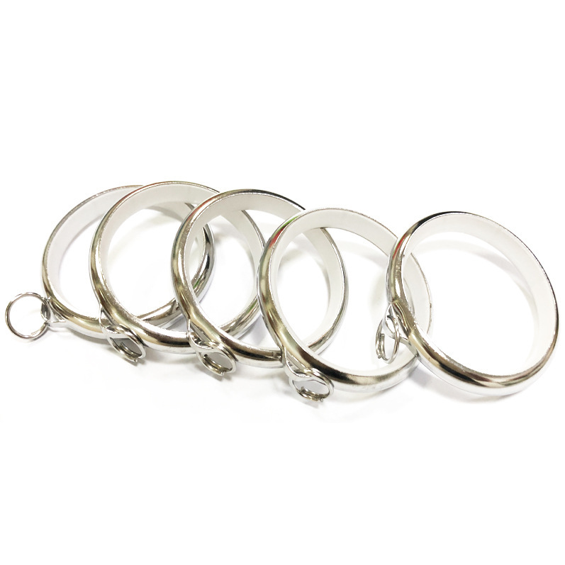 Curtain ring hanging ring accessories plastic hook ring curtain buckle Roman Rod ring thickened mute round ring Curtain ring hanging ring accessories plastic hook ring curtain buckle Roman Rod ring thickened mute round ring