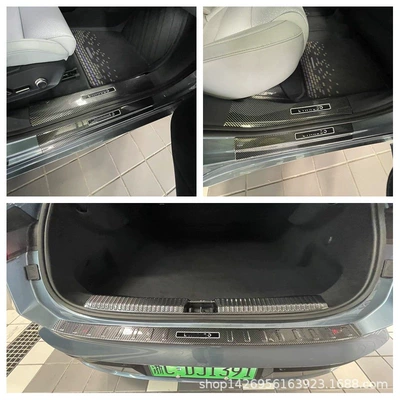 Dekorativ pedal başlıqları — for Lynkco 07 08 09 - 24-lynk-co-z10-threshold-strip