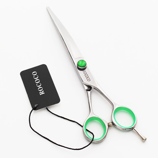 7.0-inch double-tailed pet scissors straight shear curved shear dog hairdresser hair repair tools