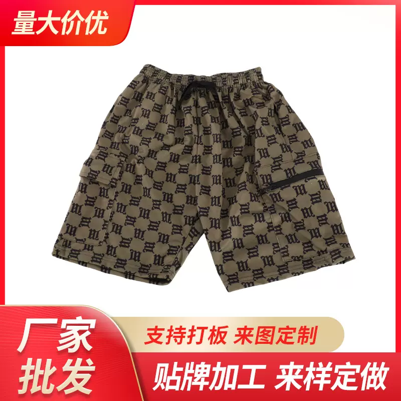 新款夏季户外跑步运动五分裤男款跨境休闲系带短裤厂家直销
