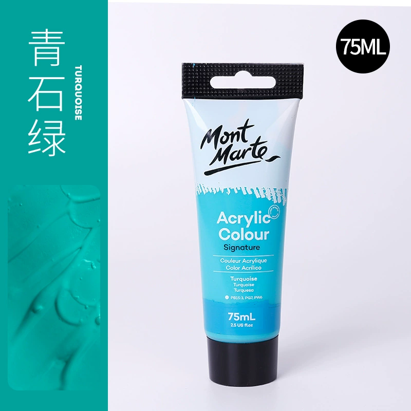 Краска для колонковых акриловых пигментов MONTAMRTE ACRYLIC 24 цветов - набор акриловых пигментов в коробке
