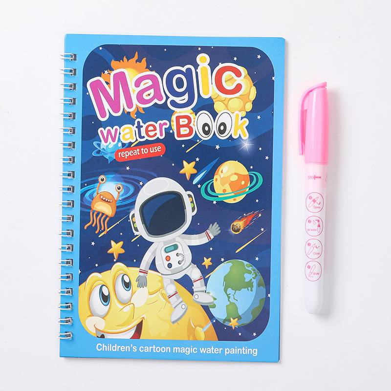 子供の色を塗る本の赤ちゃんの益智の清水の落書きの水の絵の本は繰り返し魔法の画帳の創意の贈り物の卸売りを使います。|undefined