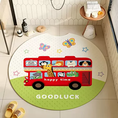 cup foot mat, Avtomobil döşəmə paspasları - ysd-circular-double-decker-bus-diameter-53cm