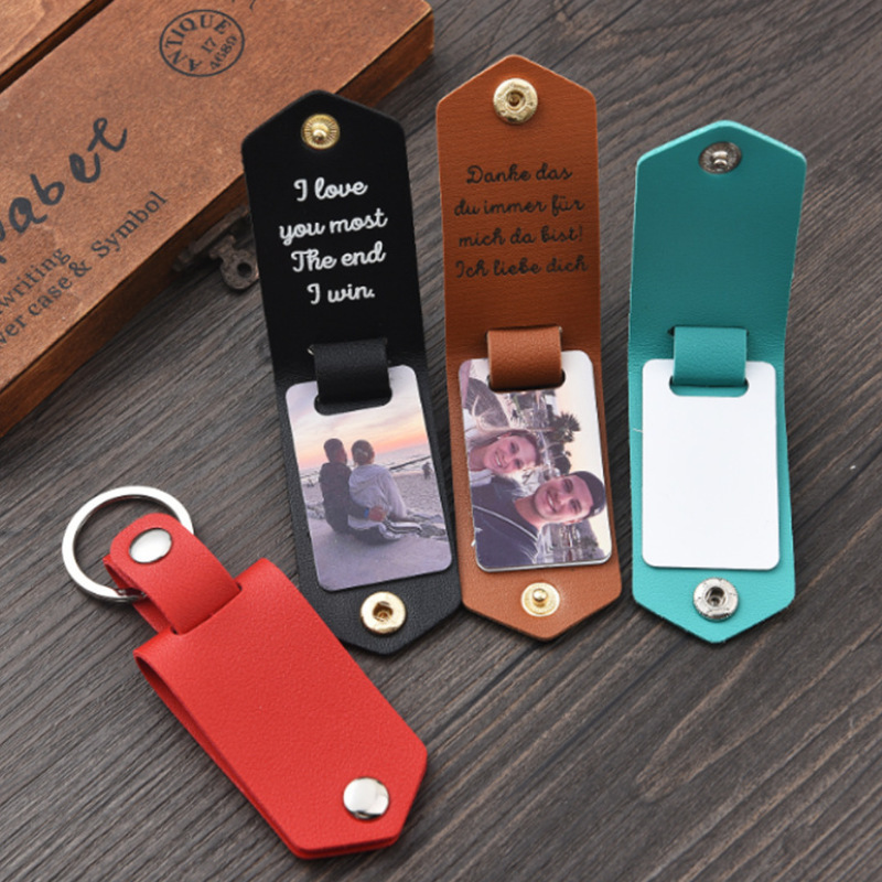 16g Weight Slip-on Clasp Closure Type Keychain Classification 1 Piece Quantity Daily Occasion Pu Leather, Aluminum sheet Material Solid Color Pattern Unisex Gender Simple Style Style Simple Style Solid Color Pu Leather Aluminum Sheet Unisex Slip-on Keychain 5