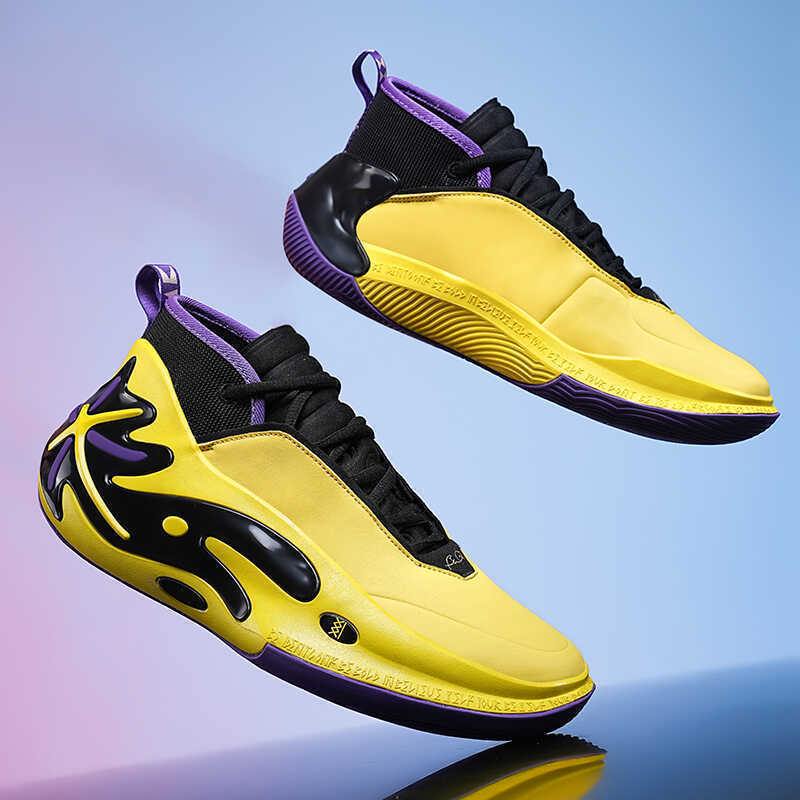 Wade's Way 11Low Morning Light Basketball Shoes Friction Sound Anti-Slip Sports Shoes Student Wear-Resistant Practical Sneakers