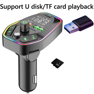 Q9 Автомобильный Bluetooth MP3-плеер FM-передатчик PD18W Супер быстрая зарядка 3.1A Двойной USB зарядное устройство для мобильного телефона