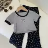 Trousers, with short sleeve