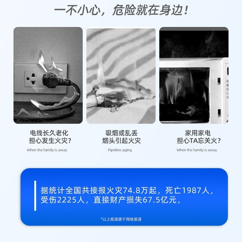 煙感知器 消防専用 火災用 インテリジェント ワイヤレス 4Gネットワーク接続 煙感知警報器 独立型煙感知器|undefined